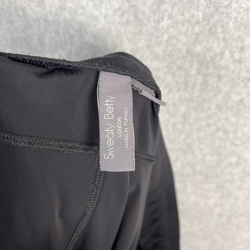 Sweaty Betty Size 12 Black Explorer Pants High Waisted Elastic Waist Pockets - Picture 9 of 15